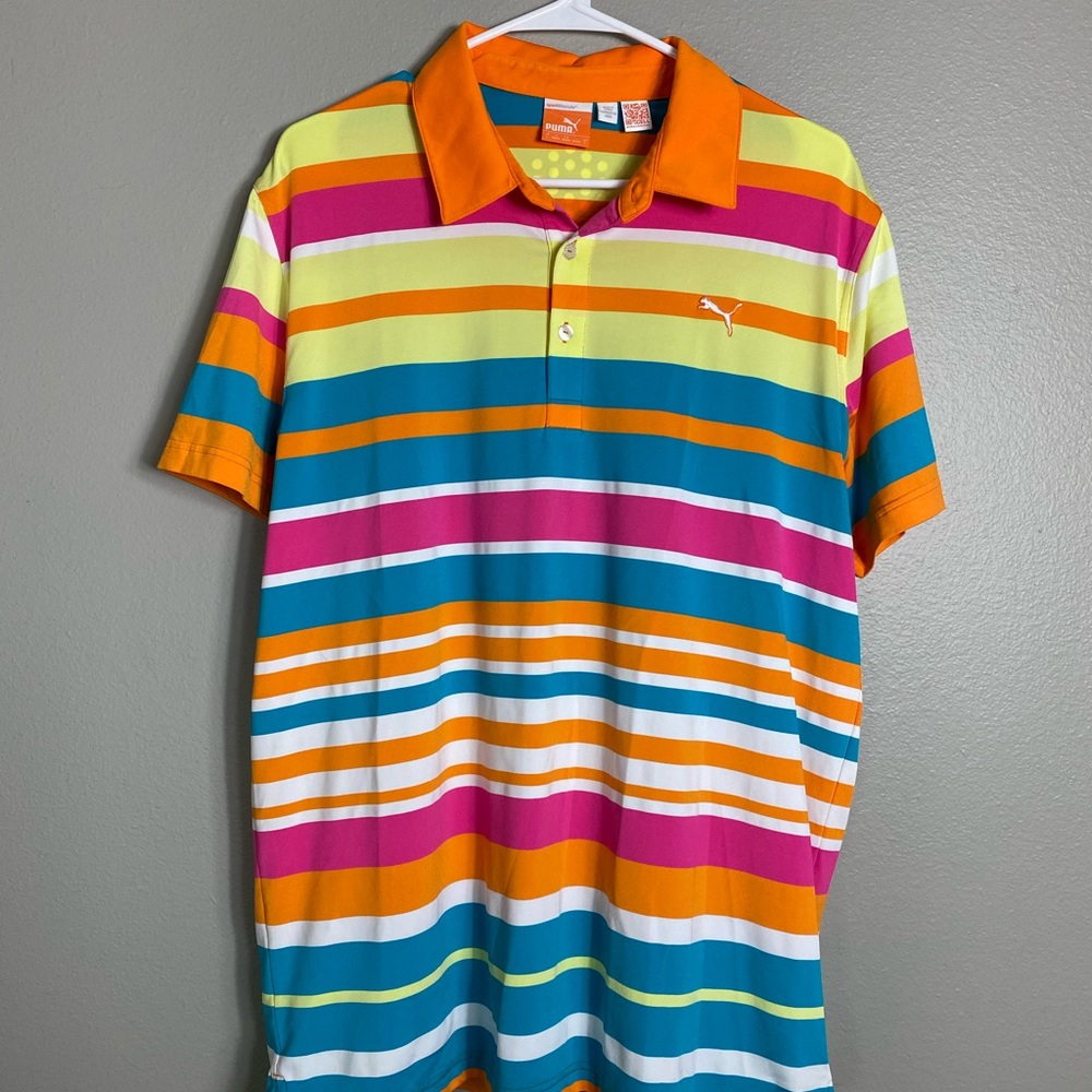 Men’s Colorful puma golfing polo T-shirt
